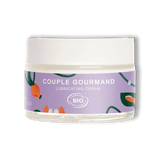Pot de lubrifiant comestible Le couple Gourmand de la marque Goliate