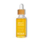 Flacon-pipette d'une huile de prune pure pour les peaux sèches et sensibles