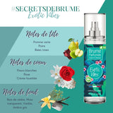 Un visuel de la brume parfumée pour femme Exotic Vibes avec les notes olfactives