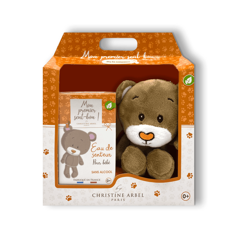 Coffret parfum pour bébé Mon Premier Sent-Bon et son ourson