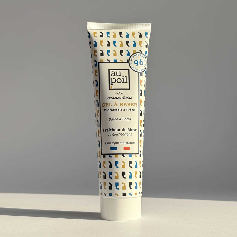 Gel à raser anti-irritations barbe et corps