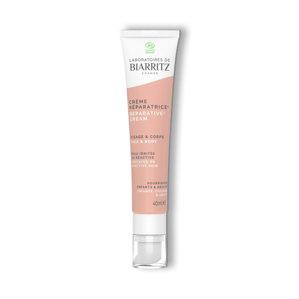 Crème réparatrice bio pour peaux irritées visage et corps