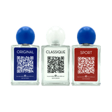3 flacons 30ml des eaux de toilette pour homme Style à la Française Original, Classique et Sport