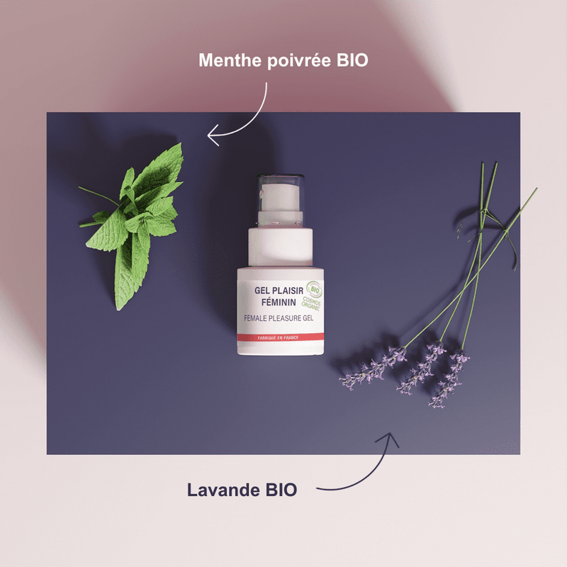 Gel plaisir féminin chaud-froid