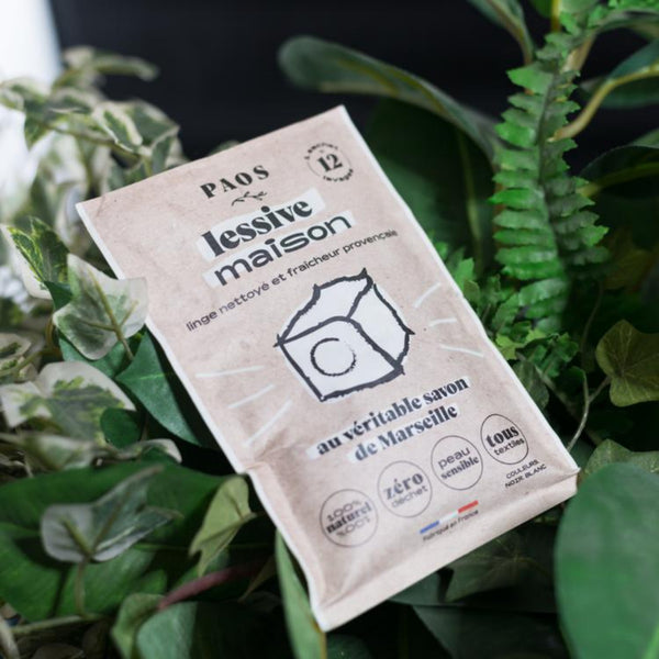 Sachet lessive maison 100% naturelle et biodégradable