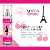 Brume parfumée corps et cheveux Mademoiselle Arbel à Paris
