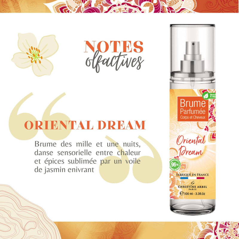 Brume parfumée corps et cheveux Oriental Dream