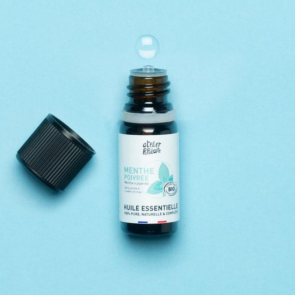 Huile essentielle bio menthe poivrée