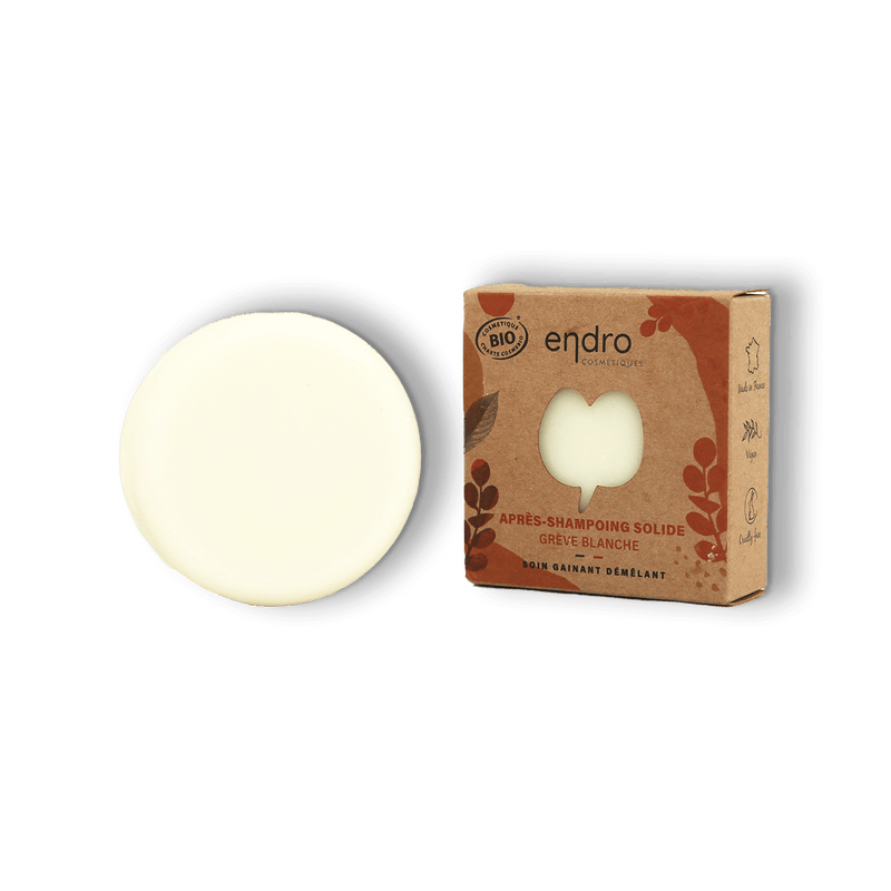 Après-shampoing solide grève blanche