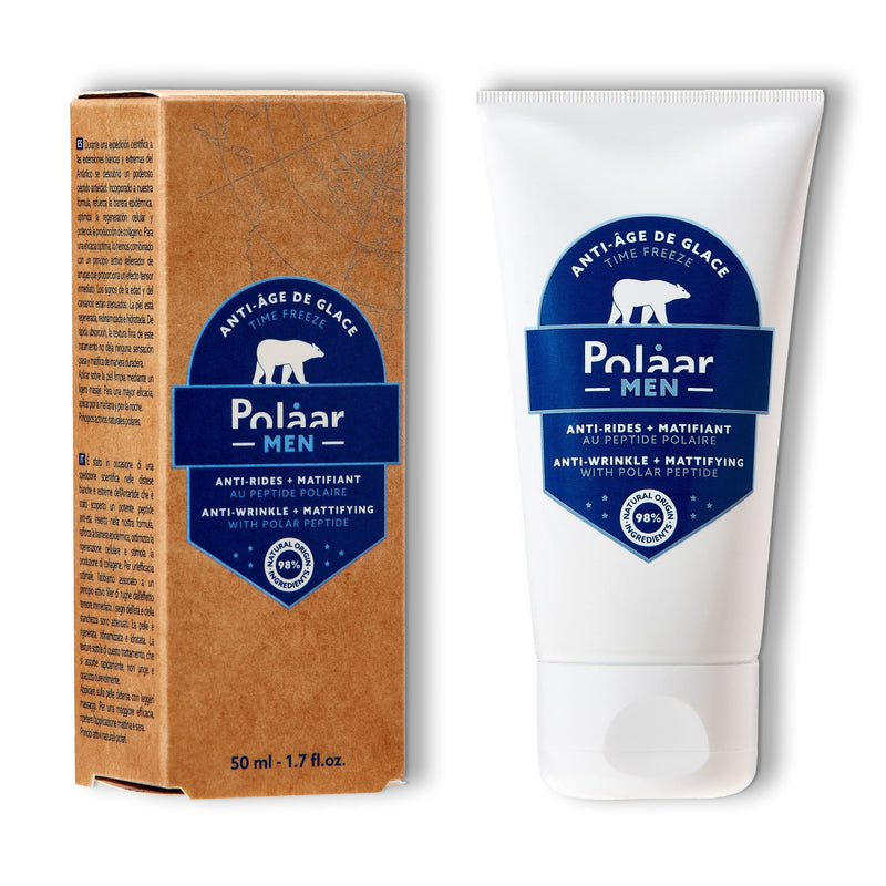 Crème anti-âge anti-rides et matifiante homme