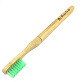 Lot de 2 brosses à dents en bambou à tête rechargeable