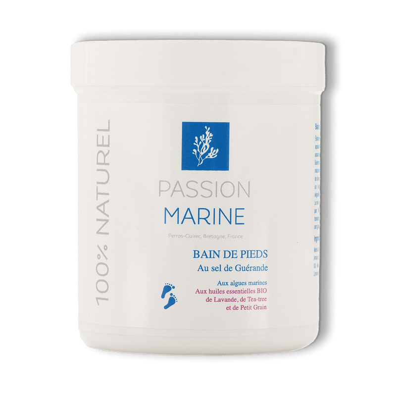 Bain de pieds aux algues marines et huiles essentielles