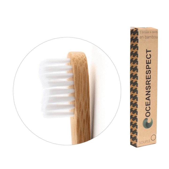 Brosse à dents en bambou pour enfant