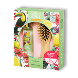 Coffret parfum Verveine Musc et brosse à cheveux