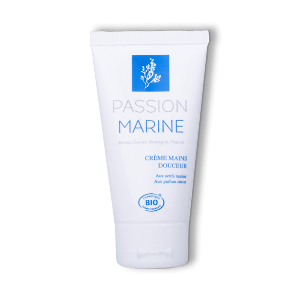 Crème mains bio aux actifs marins