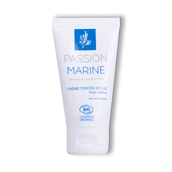 Crème teintée pour le visage aux actifs marins
