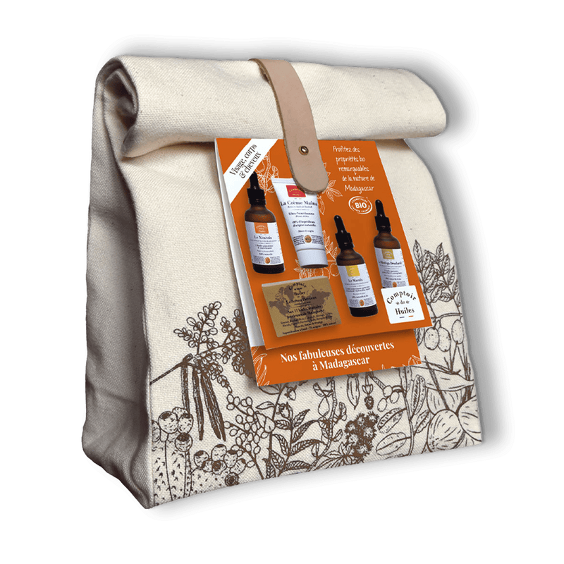 Coffret Madagascar soins bio visage, corps et cheveux