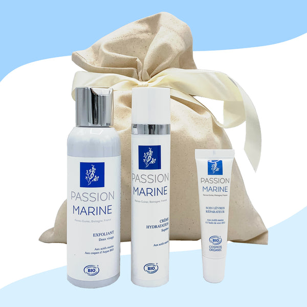 Coffret beauté soins visage aux algues marines