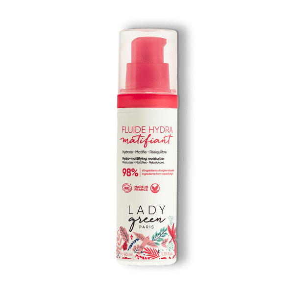 Crème fluide visage hydra-matifiante