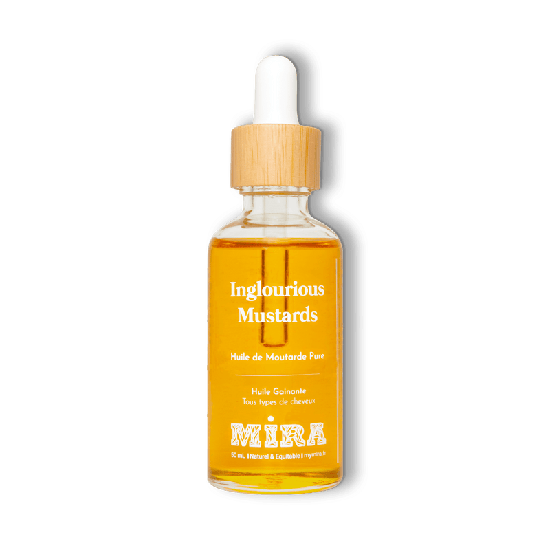 Huile de moutarde pure pour sublimer les cheveux Inglourious Mustards