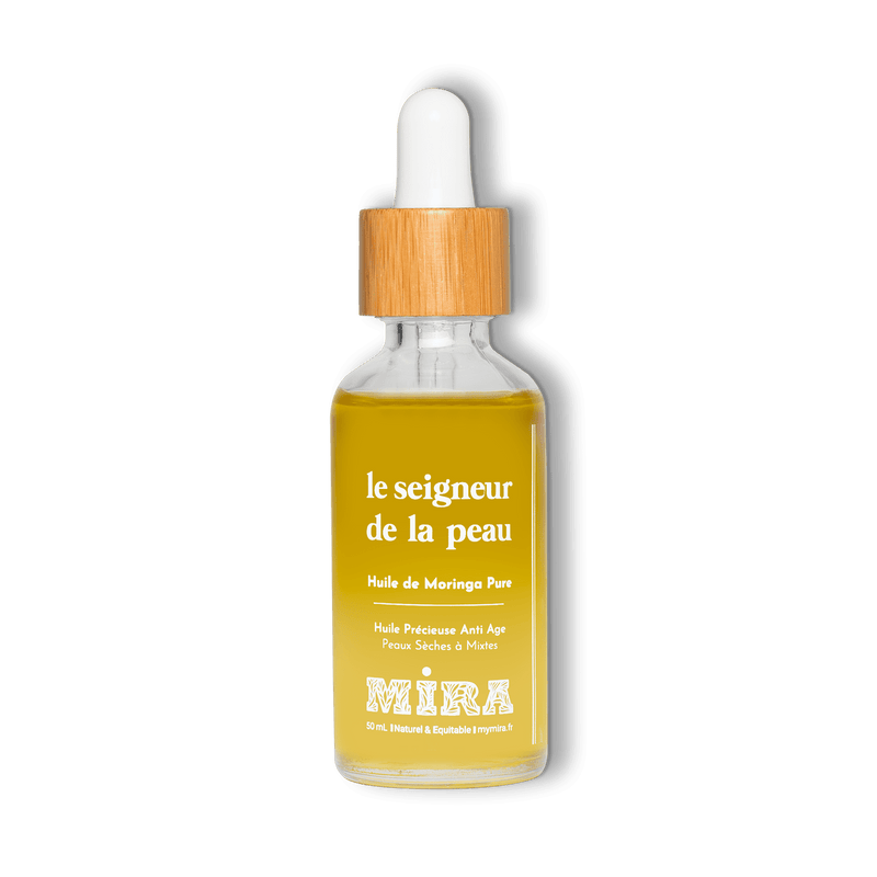 Huile de moringa pure visage et cheveux Le seigneur de la peau