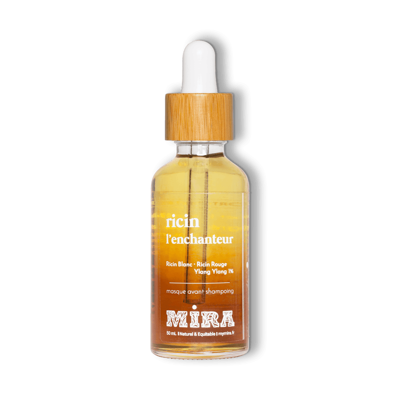 Huile de ricin blanc et rouge, ylang ylang Ricin L'Enchanteur