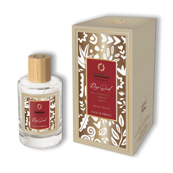 Eau de toilette Rose Oud géranium bourbon patchouli et cypriol