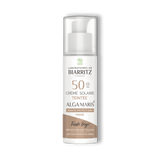 Crème solaire teintée visage SPF 50 certifiée bio