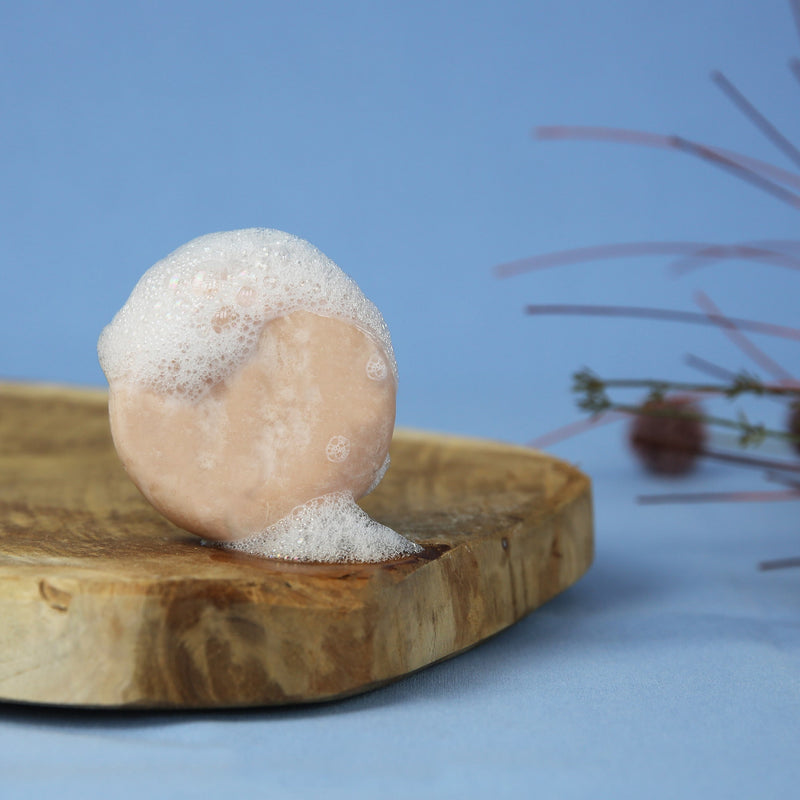 Shampoing solide granit rose