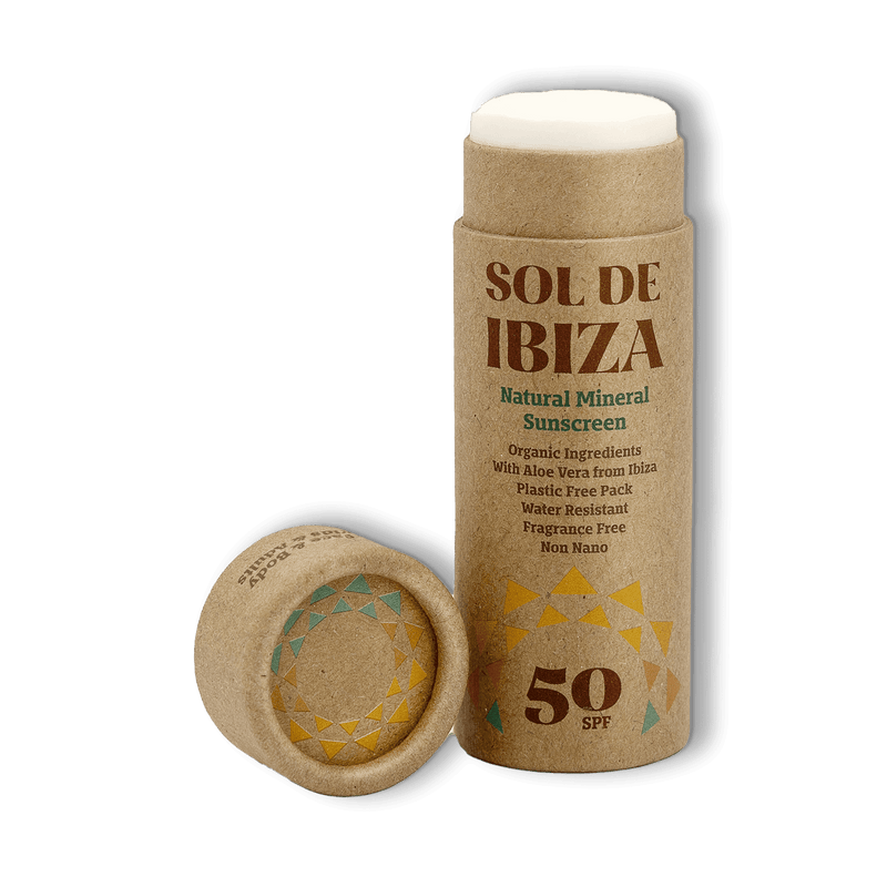 Stick solaire naturel végan et sans plastique SPF 50