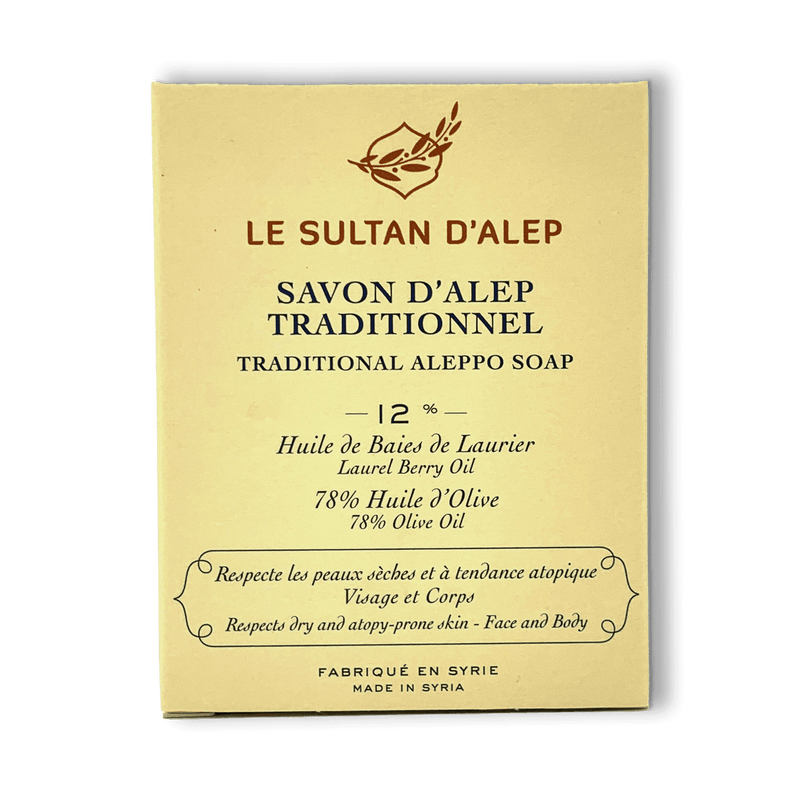 Véritable savon d’Alep traditionnel 12%