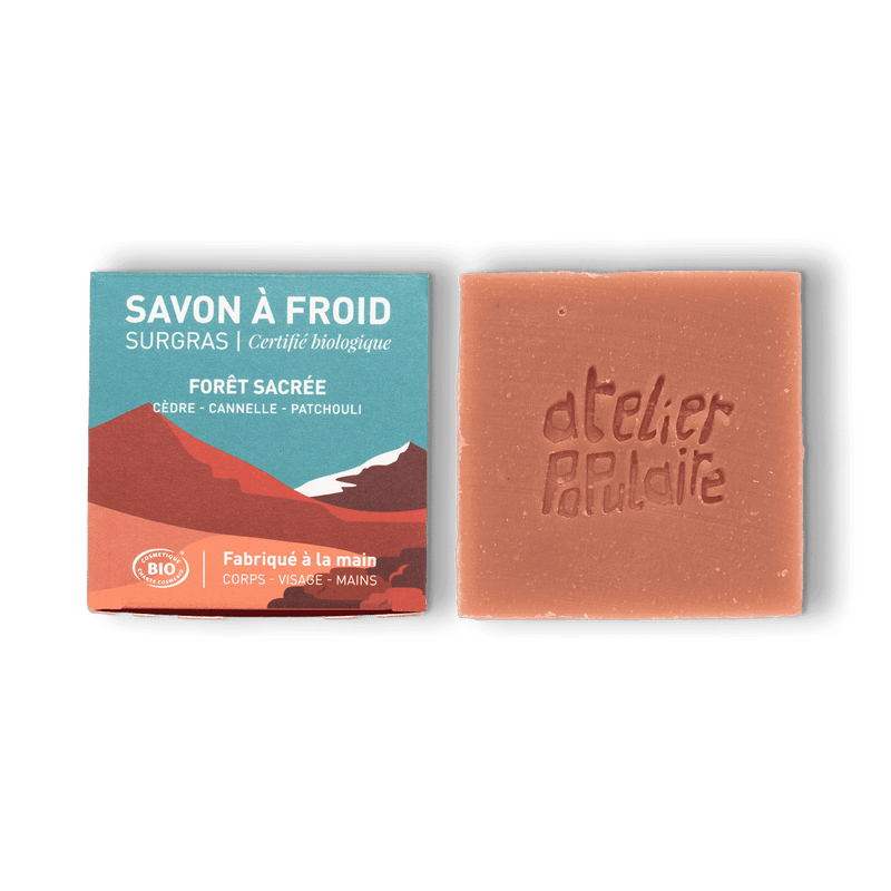 Savon à froid surgras certifié bio Forêt Sacrée