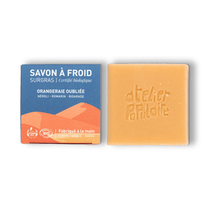 Savon à froid surgras certifié bio Orangeraie Oubliée