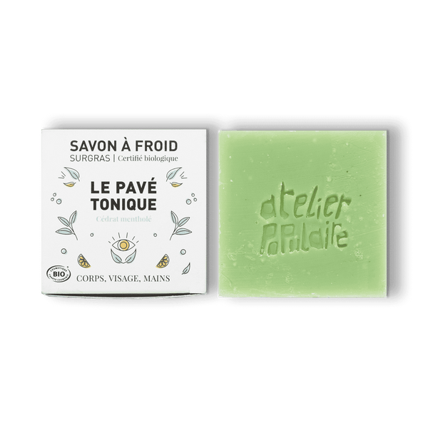 Savon à froid sans huile de palme Le Pavé Tonique
