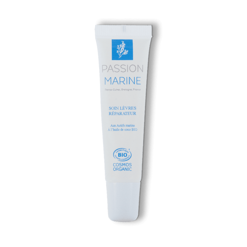 Tube de soin lèvres réparateur de la marque Passion Marine
