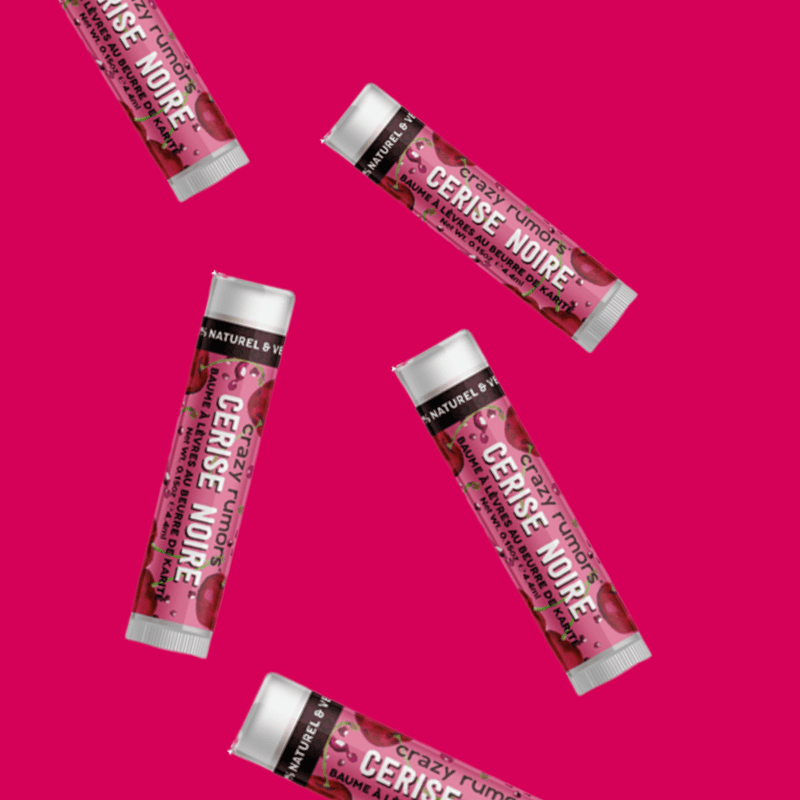 Baume à lèvres parfumé cerise noire