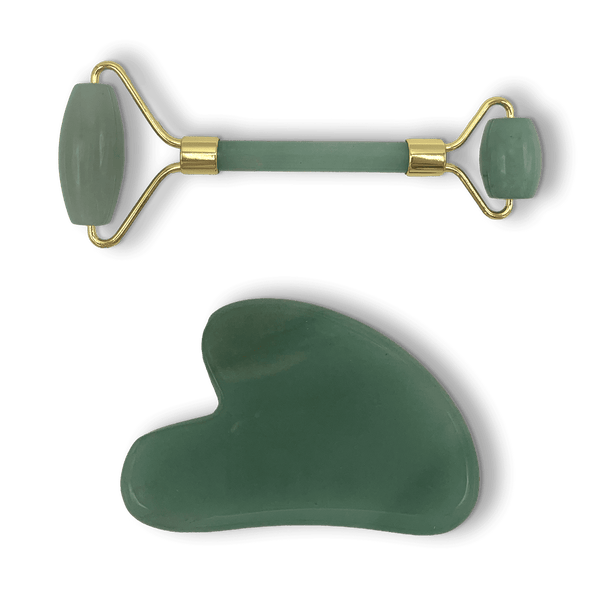 Roller visage et gua sha aventurine verte