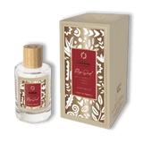 Un flacon et un étui de l'eau de toilette mixte Rose Oud de la marque Siobhan