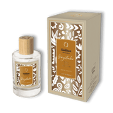 Flacon de l'eau de toilette mixte Very Amber de la marque Siobhan et son étui en carton