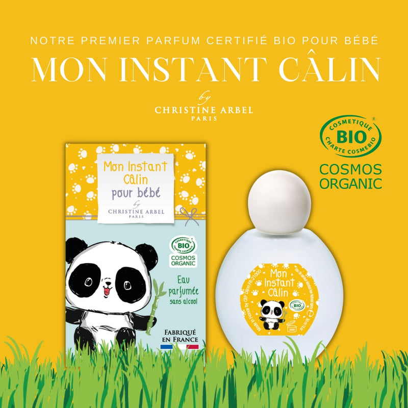 Parfum bébé Mon Instant Câlin sans alcool certifié bio