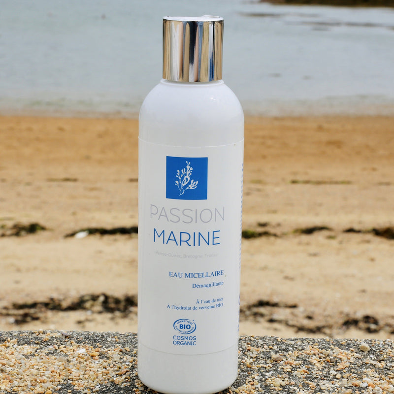 Eau micellaire démaquillante aux actifs marins