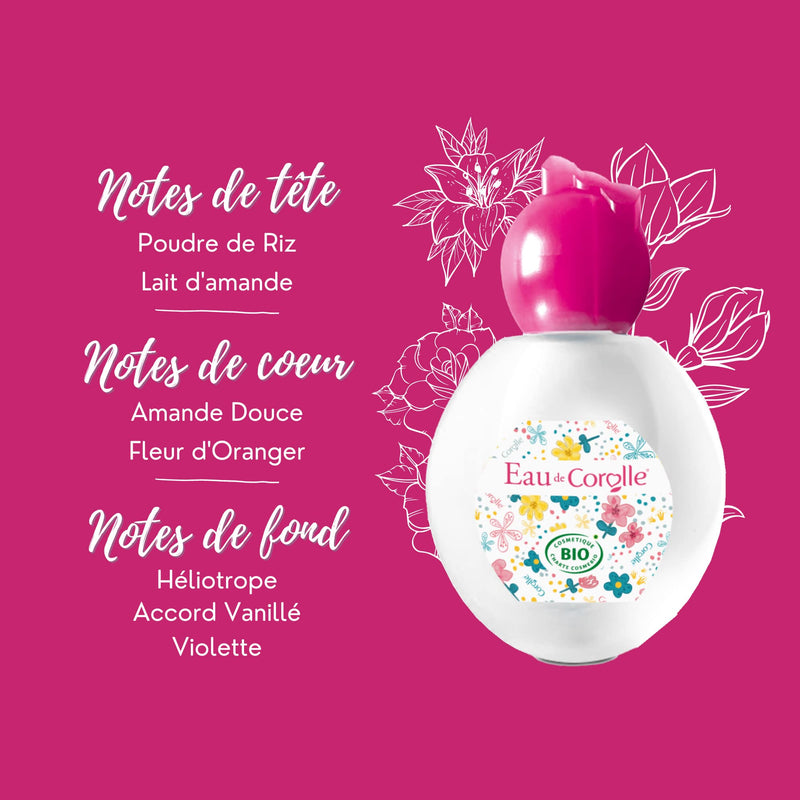 Coffret parfum pour bébé Corolle et son doudou Minirêves