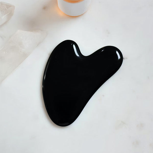 Gua sha obsidienne noire énergisant