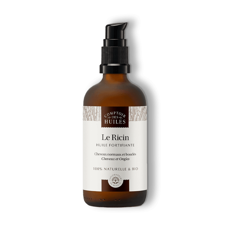 Huile de ricin bio fortifiante cheveux et ongles