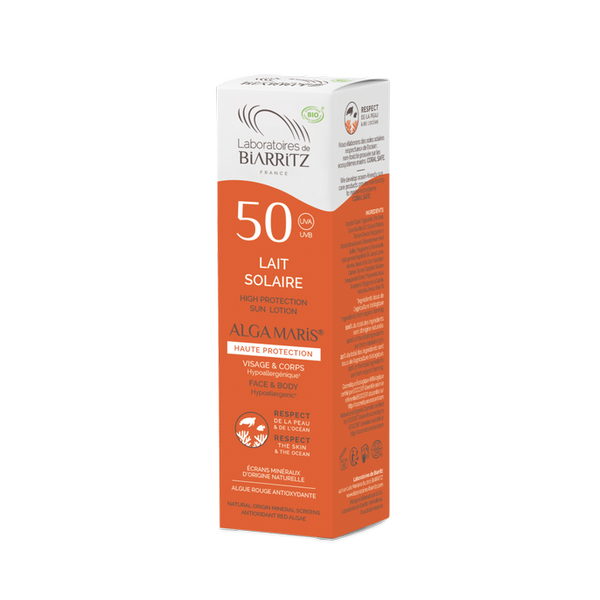 Lait solaire SPF50 hypo-allergénique