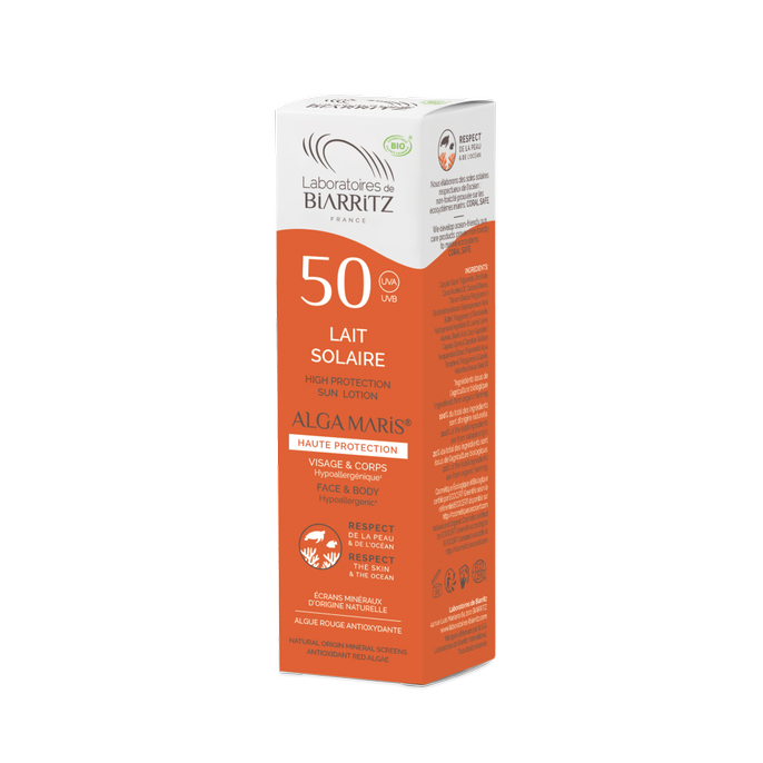 Lait solaire SPF50 hypo-allergénique