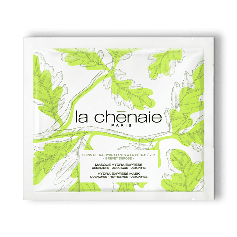 Emballage pochette du masque en tissu hydra-express de la marque La Chênaie