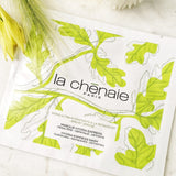 Masque en tissu hydra express de la marque La Chênaie, ultra hydratant à la pétrasève