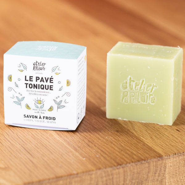 Le Pavé Tonique, savon à froid Atelier Populaire