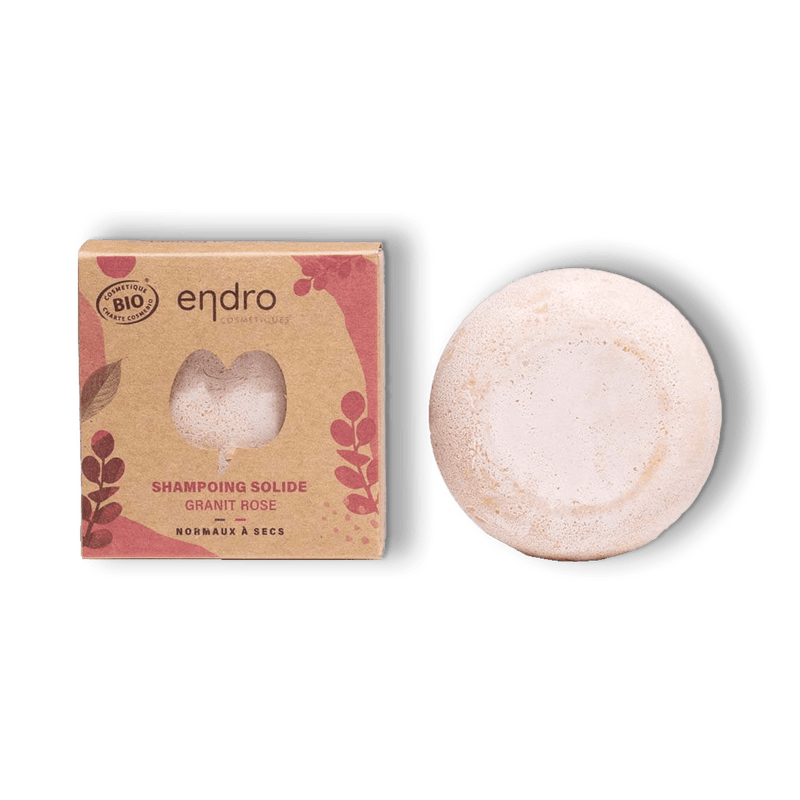 Shampoing solide granit rose